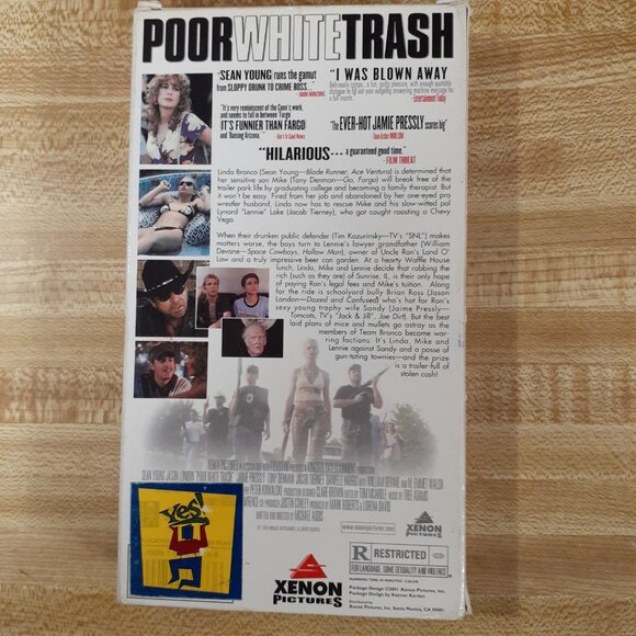 Poor White Trash VHS 2001 Jaime Pressly Sean Young Cult Film Xenon Pictures - Picture 2 of 7